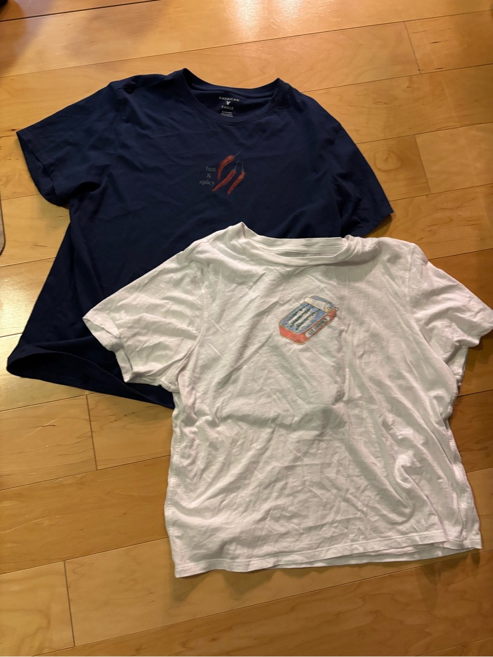 American Eagle AE everyday cotton tees tops shirt (sardines &  peeper)